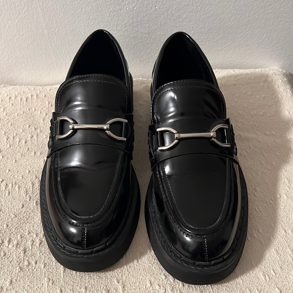 Treaded Sole Loafers